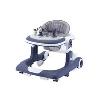 Multi-functional 3in1 Baby Monkey Musical Walker - Blue