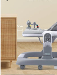 Multi-functional 3in1 Baby Monkey Musical Walker - Gray