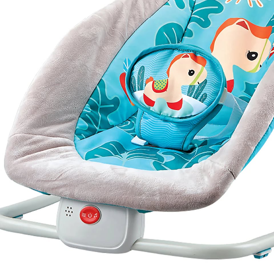 Multi-functional 2in1 Musical Baby Rocking Cradle - Blue
