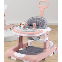 Multi-functional 3in1 Baby Monkey Musical Walker - Pink