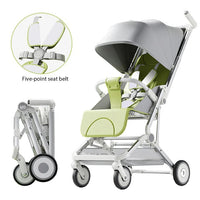 Premium Foldable M9 Baby Stroller Pocket Cart - Gray