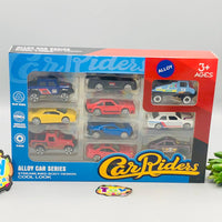 10Pcs Mini Diecast Inertial Sports Cars Set