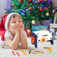 40Pcs Pretend Play Kids Tool Set With Electric Drill