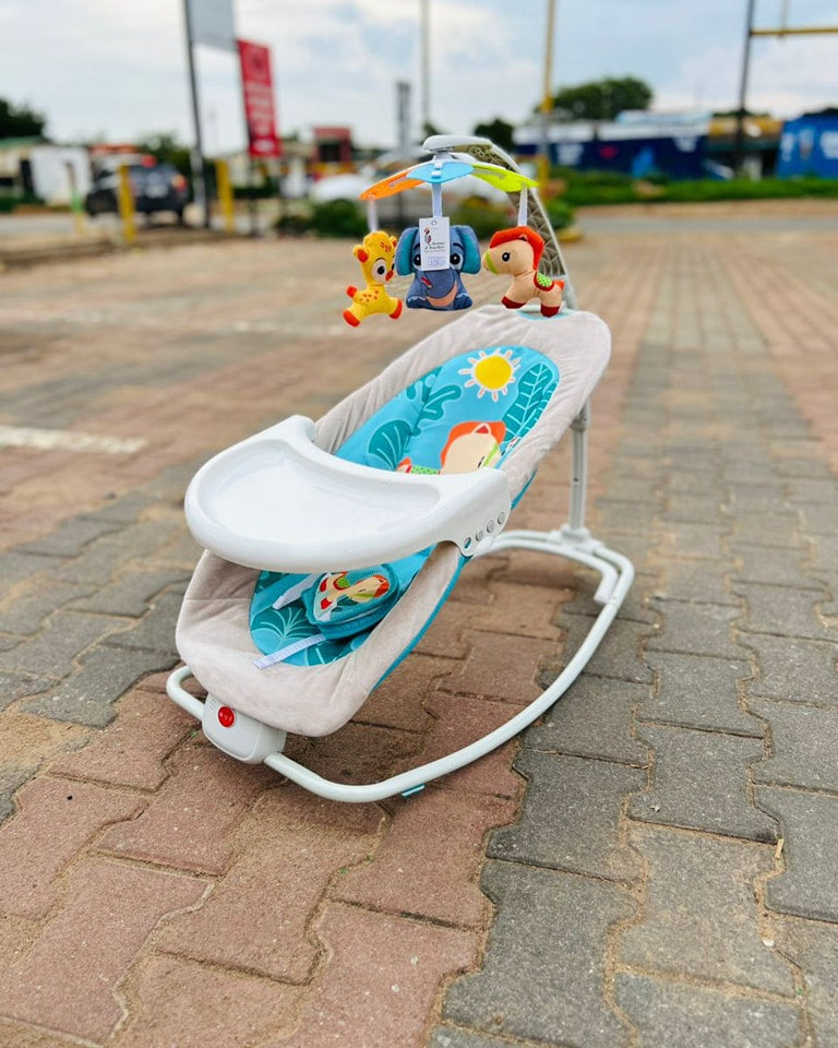 Multi-functional 2in1 Musical Baby Rocking Cradle - Blue