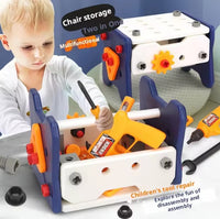 40Pcs Pretend Play Kids Tool Set With Electric Drill