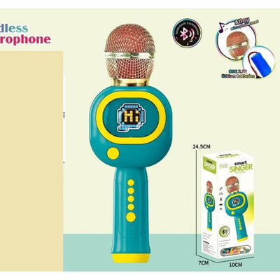 Rechargeable Bluetooth Smart Singer Microphone