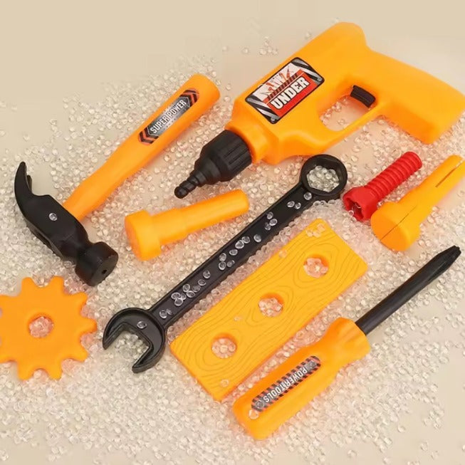 40Pcs Pretend Play Kids Tool Set With Electric Drill