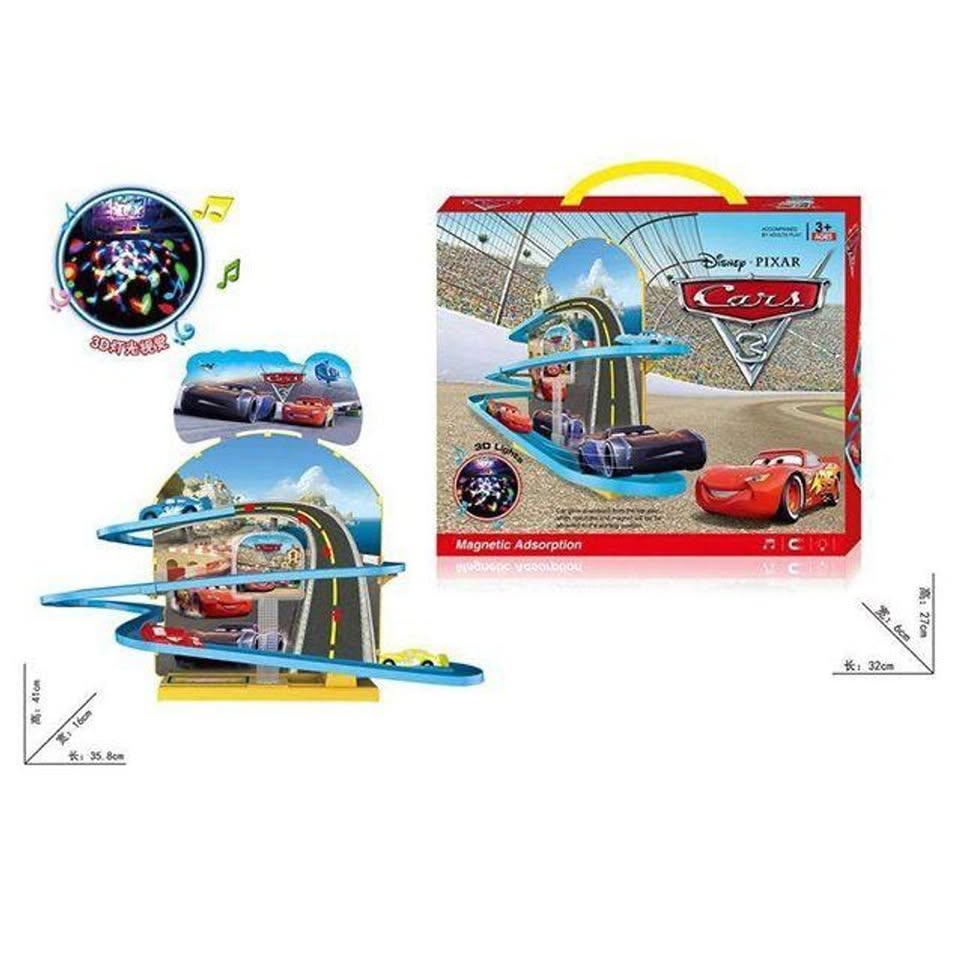 Electric Magnetic Disney Pixer Chase & Race Track Set