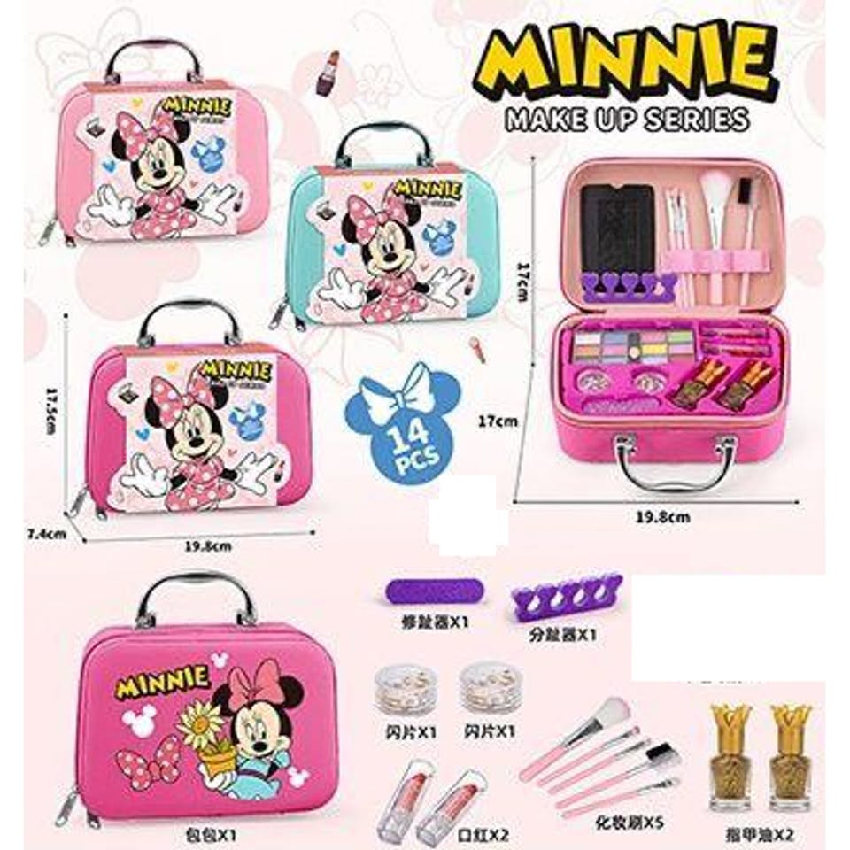 16Pcs Realistic Minnie Makeup Bag
