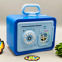 Kids Password & Face Recognition ATM Machine - Blue