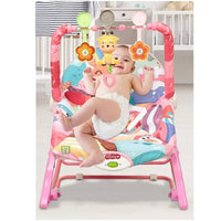 Giraffe Infant To Toddler Baby Musical Rocker