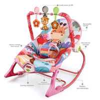 Giraffe Infant To Toddler Baby Musical Rocker
