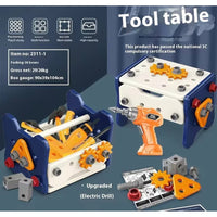 40Pcs Pretend Play Kids Tool Set With Electric Drill