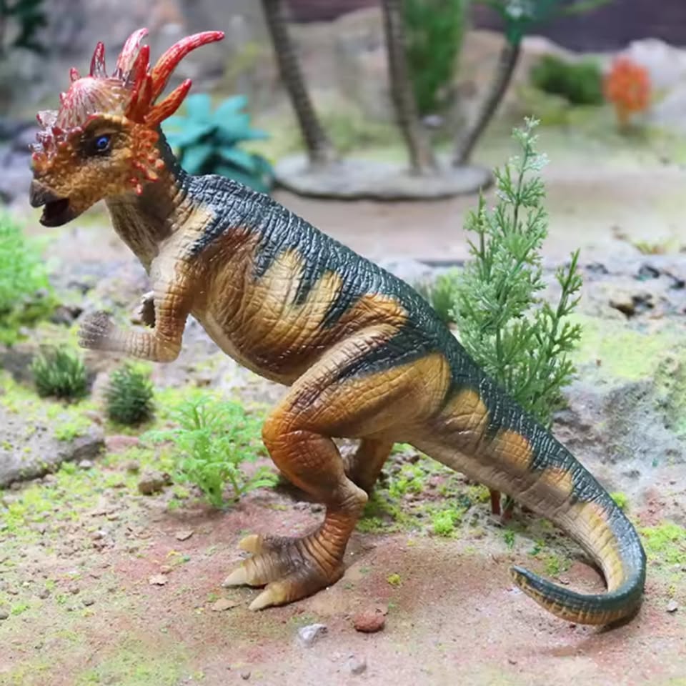 1Pc Mini Kids Rubber Dinosaur Toy With Sound - Assortment