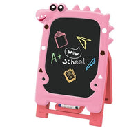 Kids Double-Sided Dinosaur Drawing Board