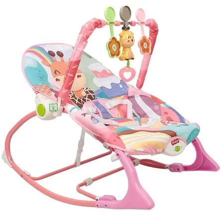 Giraffe Infant To Toddler Baby Musical Rocker