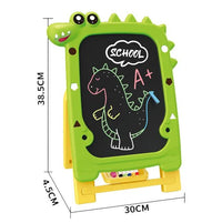 Kids Double-Sided Dinosaur Drawing Board