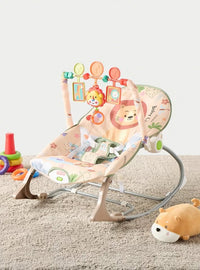 Lion Infant To Toddler Baby Musical Rocker