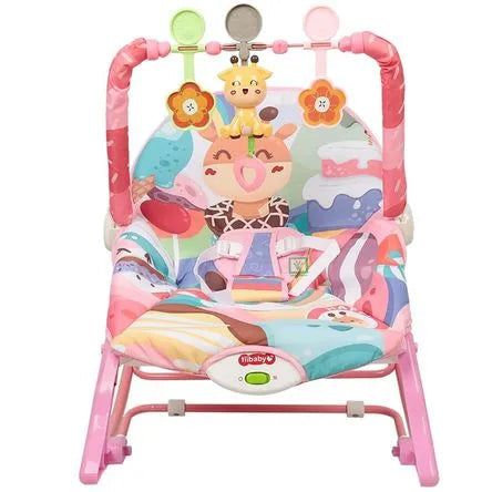 Giraffe Infant To Toddler Baby Musical Rocker