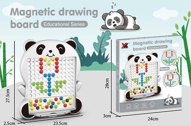 Premium Panda Magnetic Beads Drawing Board