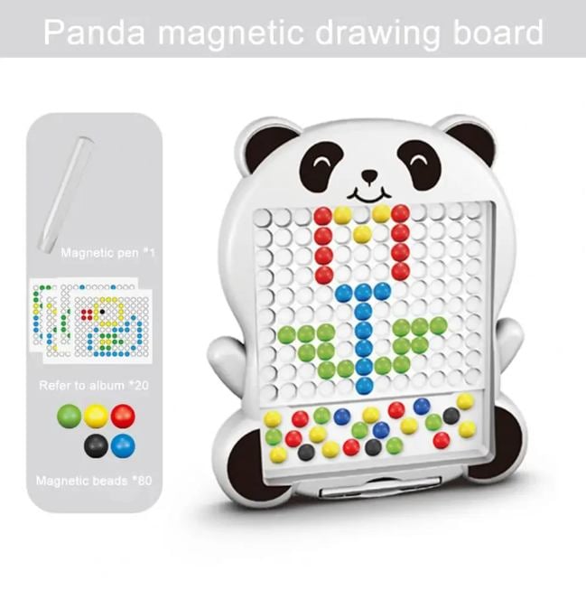 Premium Panda Magnetic Beads Drawing Board