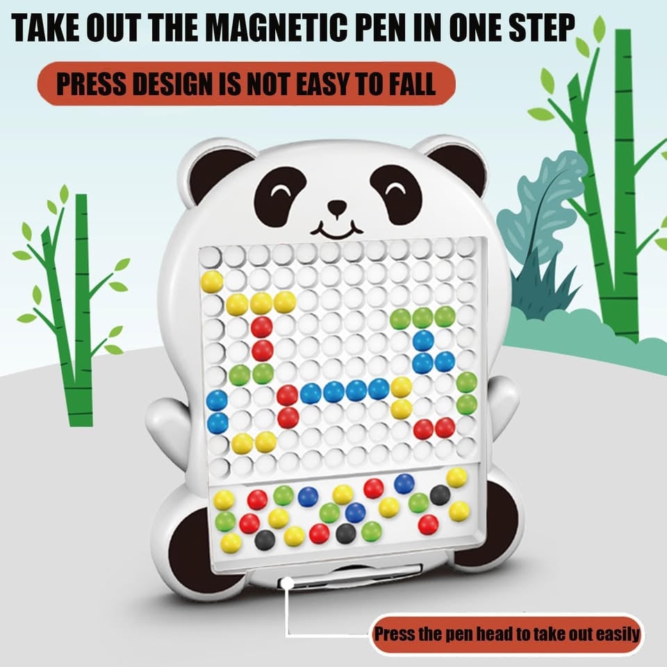 Premium Panda Magnetic Beads Drawing Board