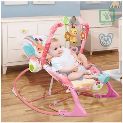 Giraffe Infant To Toddler Baby Musical Rocker