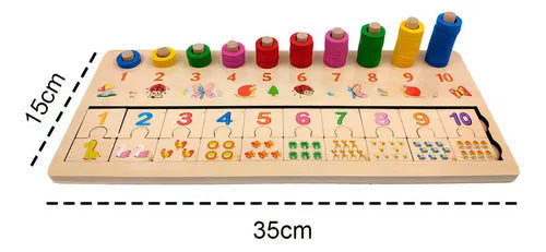 3in1 Wooden Educational Match Board