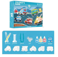 24Pcs DIY Jigsaw Assembly Colorist's Game