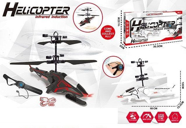 Watch Control & Infrared Induction Helicopter