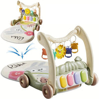 Multi-functional Rabbit Baby Pedal Piano Play Gym - Green