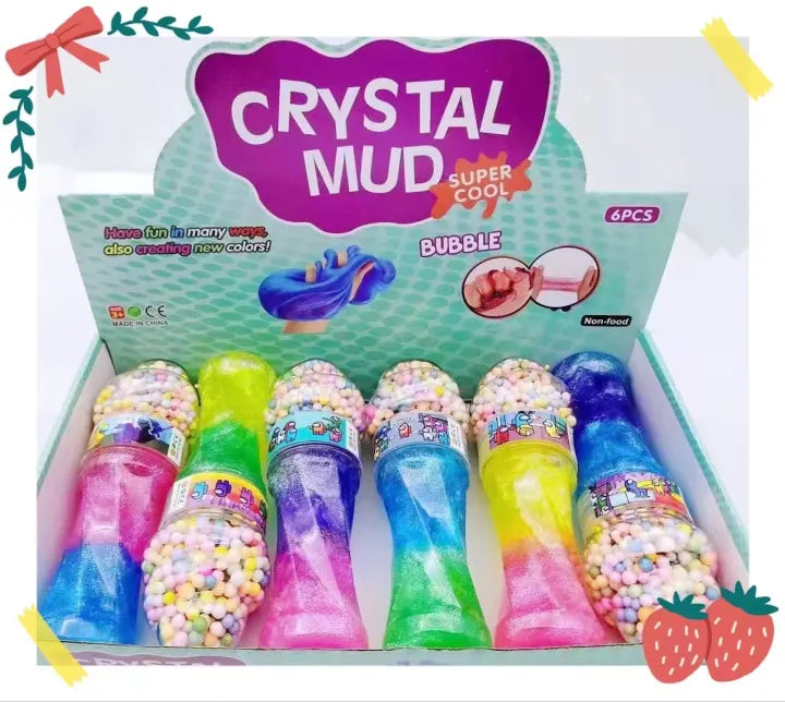 1Pc Unicorn Crystal Slime Mud Bottle