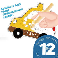 24Pcs DIY Jigsaw Assembly Colorist's Game