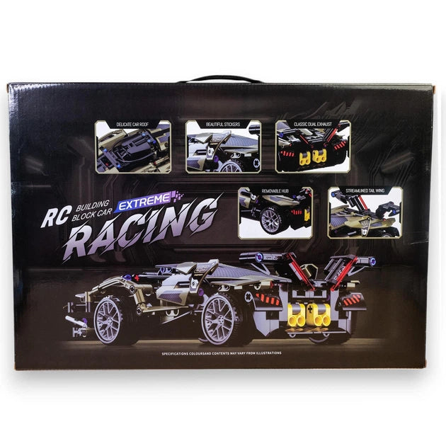 DIY 521Pcs RC 1:16 Roadster Racing Building Blocks Model