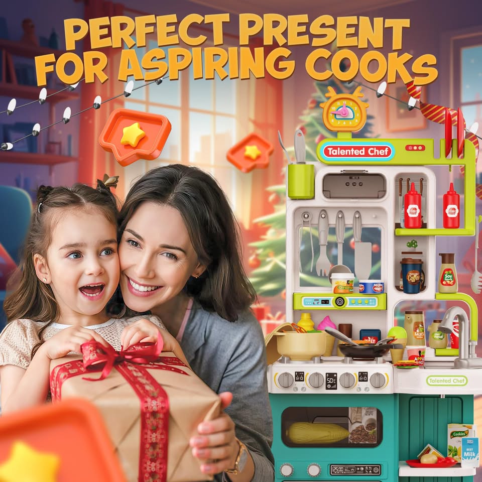 95Pcs Pretend Play Talented Chef Kitchen Set