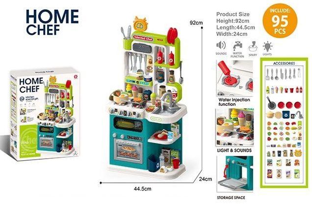 95Pcs Pretend Play Talented Chef Kitchen Set