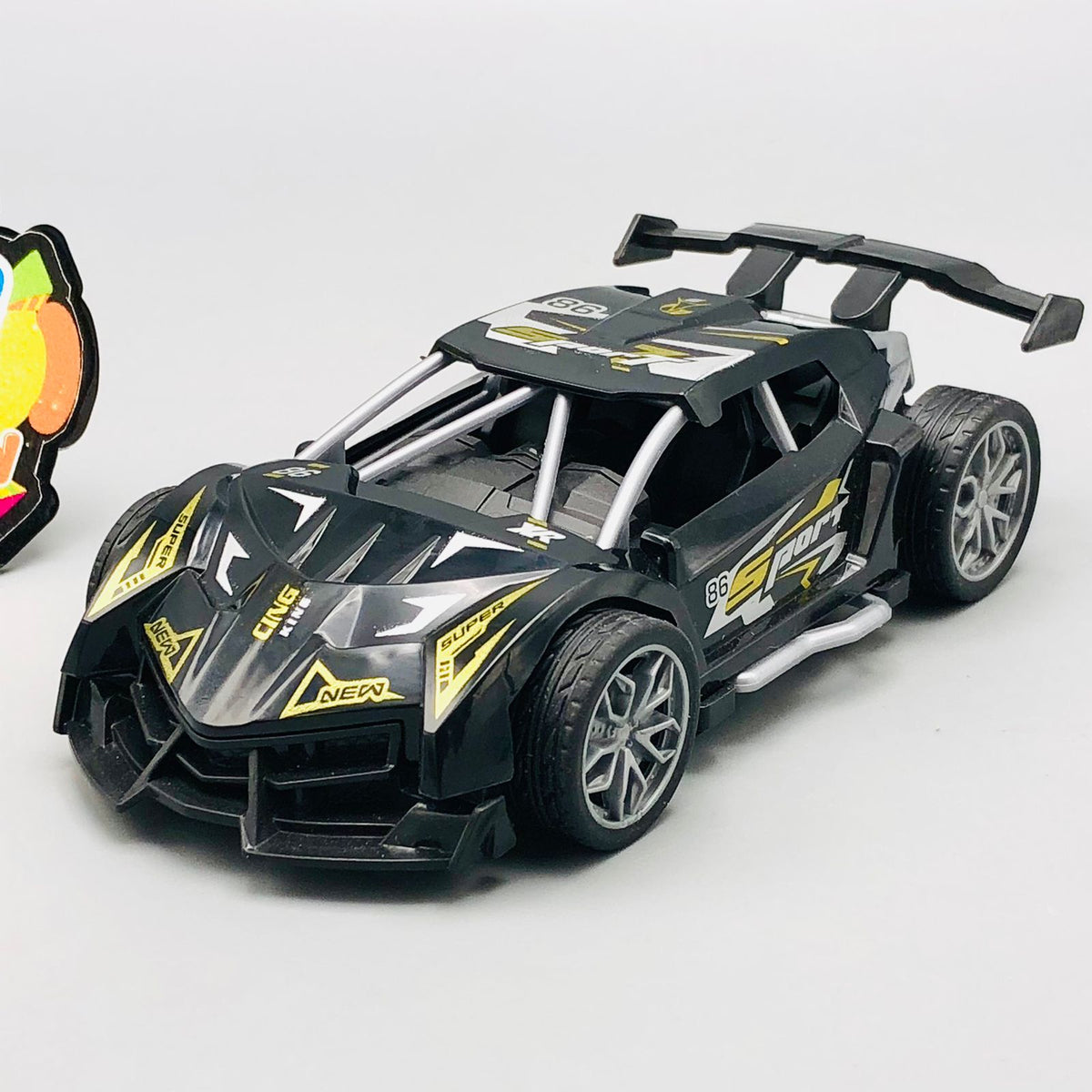 ABS Friction Pullback Racing Car - 1Pc