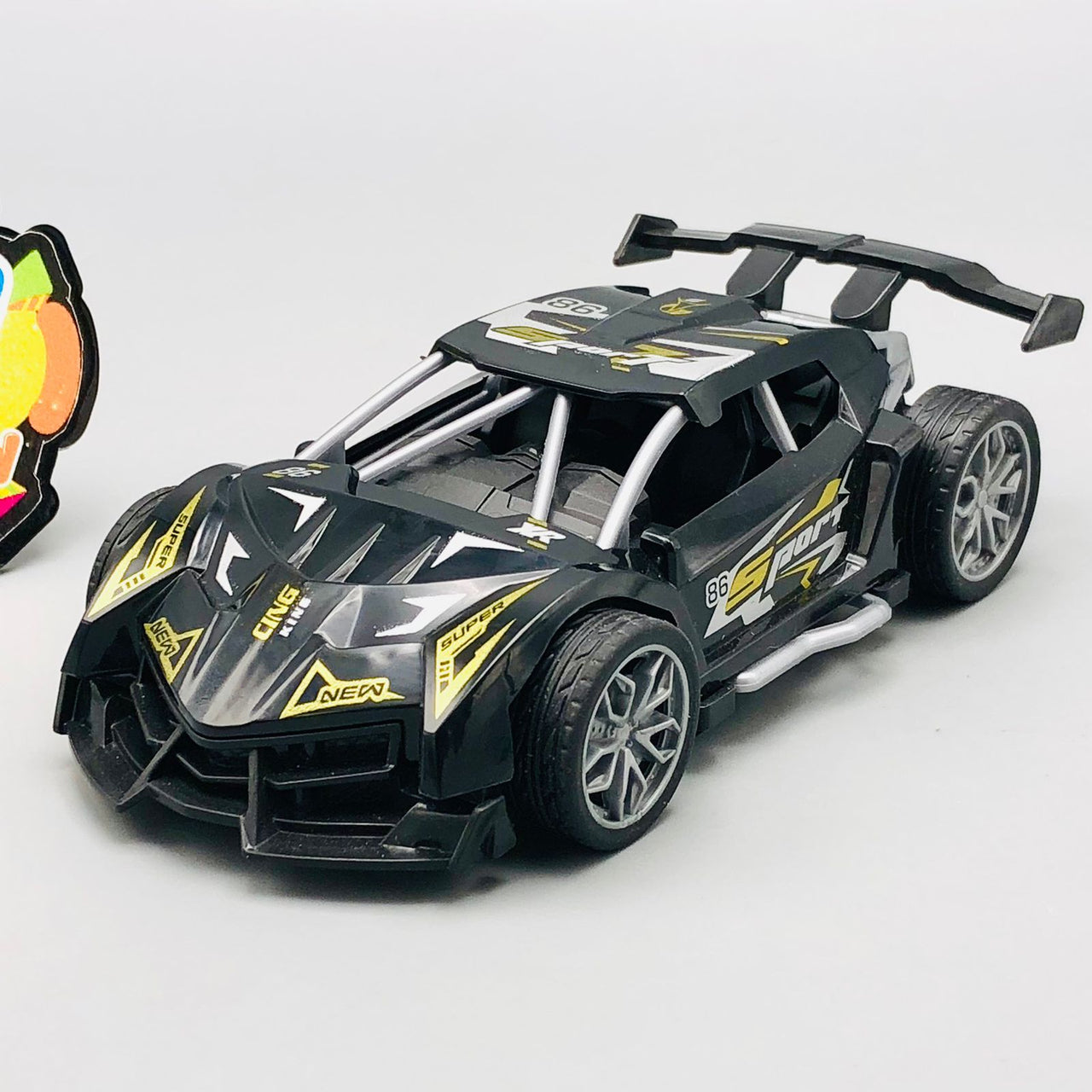 ABS Friction Pullback Racing Car - 1Pc