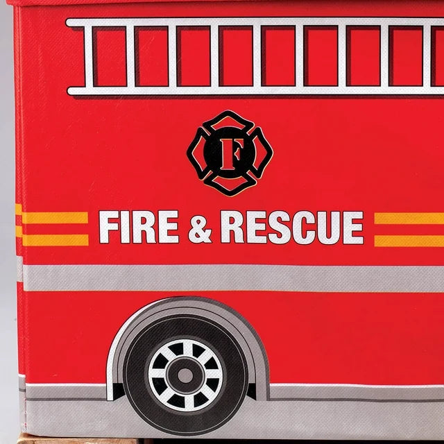 Kids Foldable Storage Box - Fire & Rescue Design