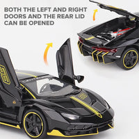 1:32 Diecast Lamborghini Centenario With Acrylic Display Box - Black