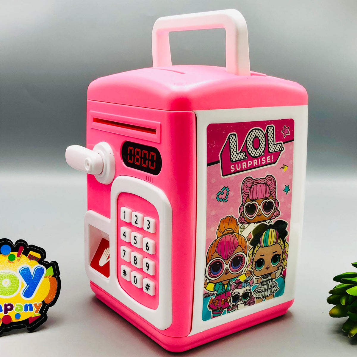 L.O.L. Fingerprint & Password Unlock Piggy Bank