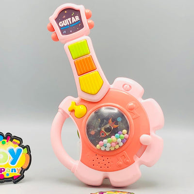 2in1 Kids Mini Guitar With Light & Sound
