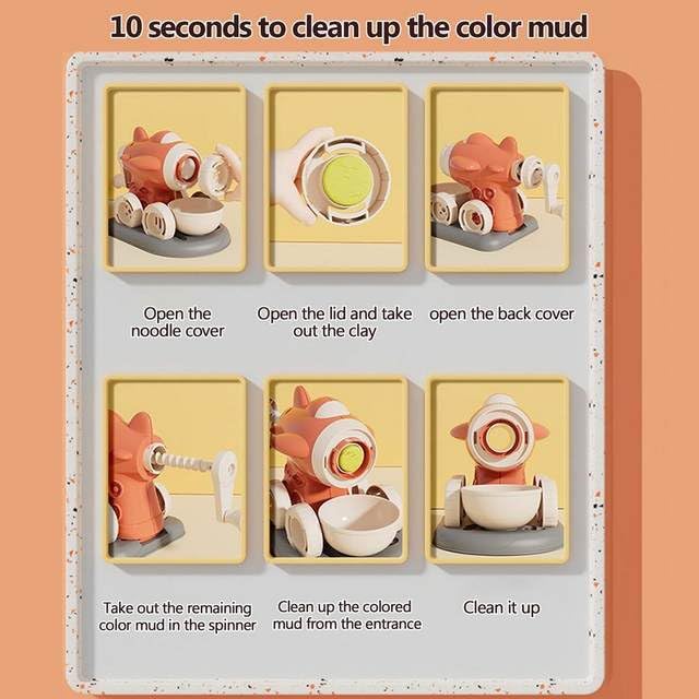 DIY Manual Colored Clay Machine