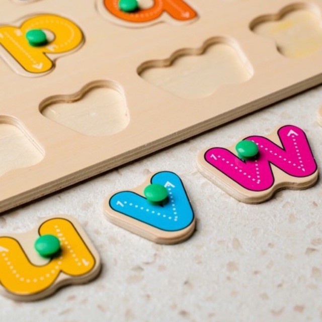 Wooden Small Alphabet a-z Learning Board
