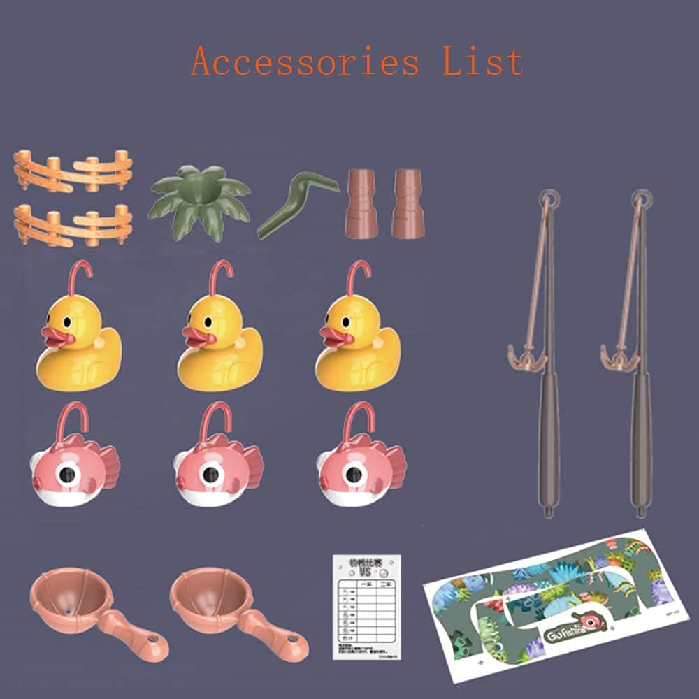 21 Pcs Electric Go Fishing Game