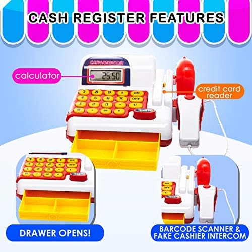 Super Market Play Cash Register Toy
