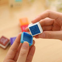 6Pcs Mini Self Inking Reward Stamp Set