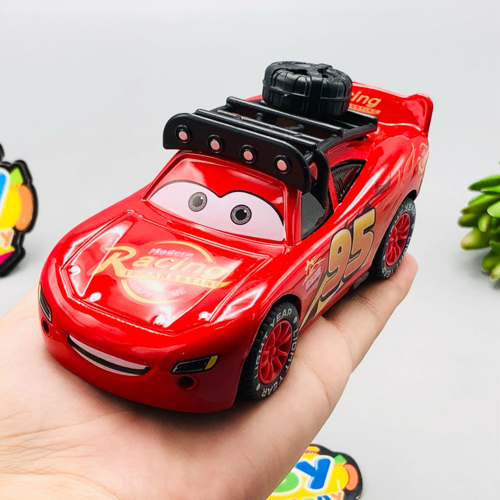 1Pc Diecast Mini McQueen Off-Road Car With Light & Sound