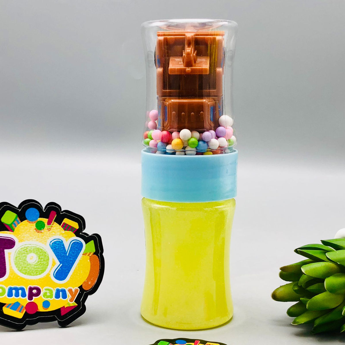 1Pc Mini Car Design Crystal Slime Mud Bottle