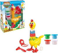 Kids Fun Feather Chicken Play Dough Set